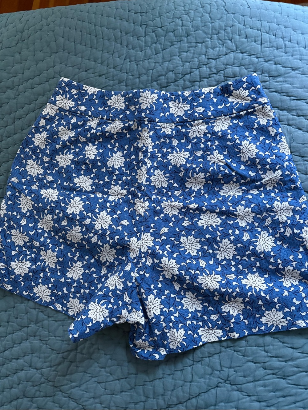 J. Crew Blue Floral Women's Shorts
